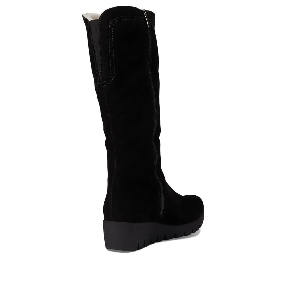 LA CANADIENNE TOVA BLACK SUEDE 7.5 M (B)